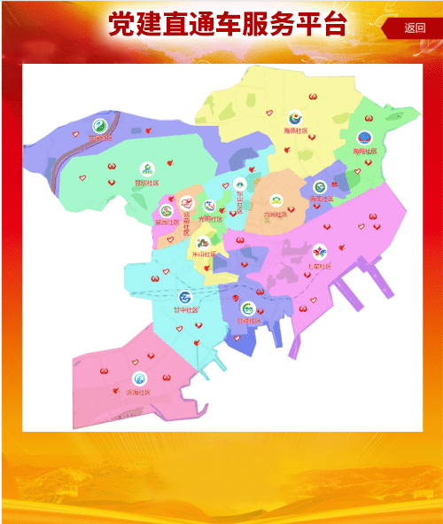 智慧党建平台系统触摸竖屏